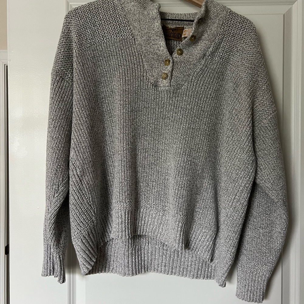 RedHead Women’s Size XL Gray 100% Cotton Sweater